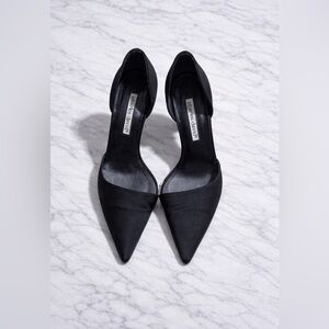 Charles David Black Pointed Toe Heels